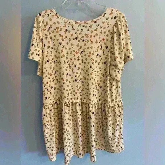 MTS | flutter sleeve baby doll knit blouse medium - Picture 3 of 9